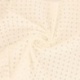 Tissu Broderie Anglaise Coton Lutosa Ivoire 