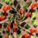 Tissu Viscose Impression Digitale Carré Multicolore