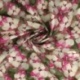 Tissu Popeline de Coton Impression Digitale Floral Rose