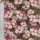 Tissu Popeline de Coton Impression Digitale Floral Rose