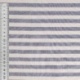 Tissu Chemise Coton lin Grande Rayure Bleu