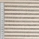 Tissu Chemise Coton lin Grande Rayure Gris 
