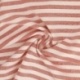 Tissu Chemise Coton lin Grande Rayure Rouille 