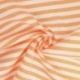 Tissu Chemise Coton lin Grande Rayure Orange