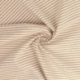 Tissu Chemise Coton lin Fine Rayure Beige 
