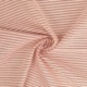 Tissu Chemise Coton lin Fine Rayure Rouille