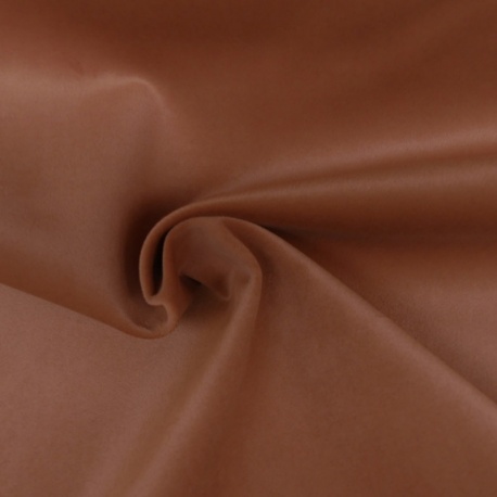 Tissu Velours Polaire Moska Rouille 410g/m² 