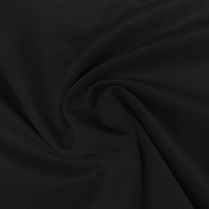 Tissu Velours Polaire Moska Noir 410g/m² 