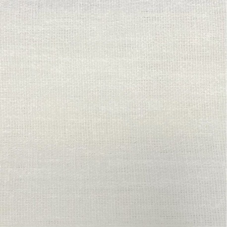 Tissu Etamine Unie Balon Blanc