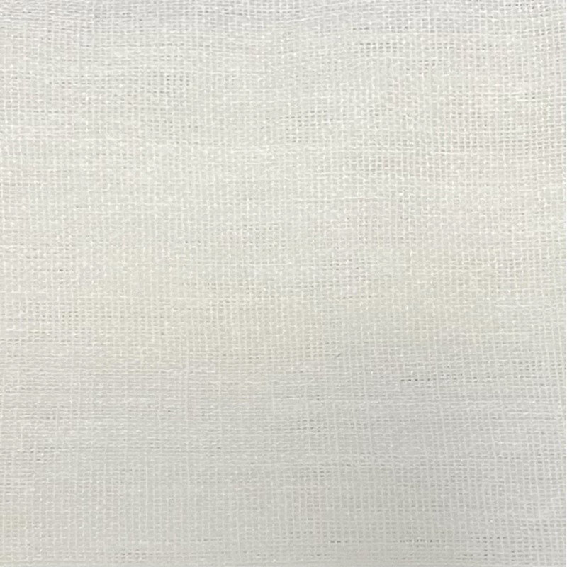 Tissu Etamine Unie Balon Blanc