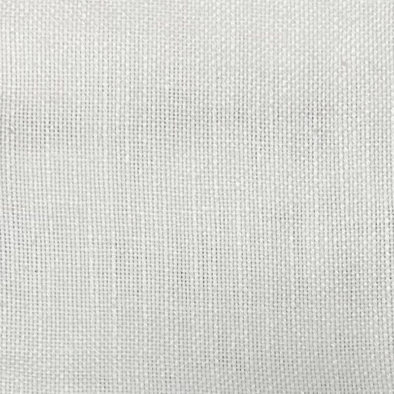 Tissu Etamine Unie Piri Blanc