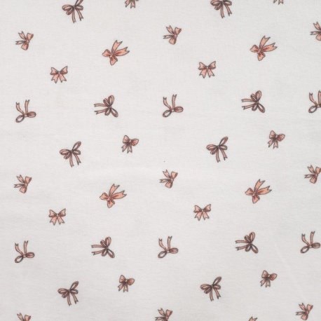 Tissu Flanelle Impression Digitale Ecru