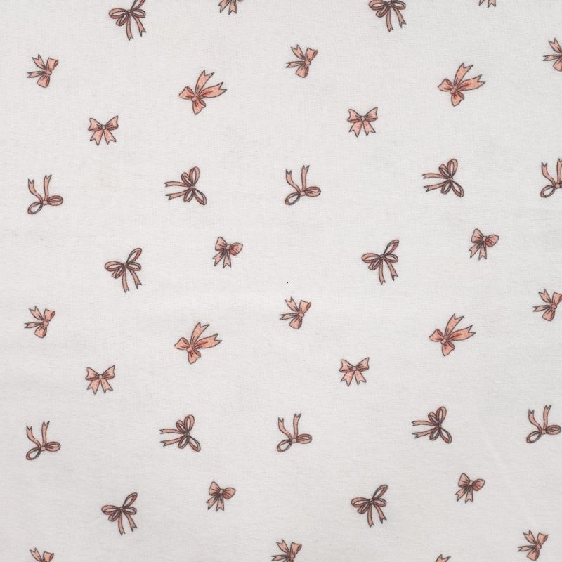 Tissu Flanelle Impression Digitale Ecru