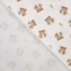 Tissu Flanelle Impression Digitale Tigre Ecru 