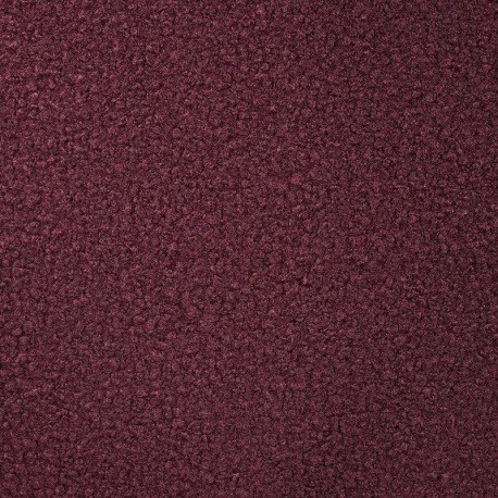 Tissu Boucle Maxi Bordeaux 