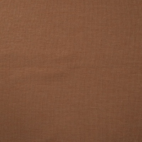 Tissu Jersey de Viscose Uni Caramel