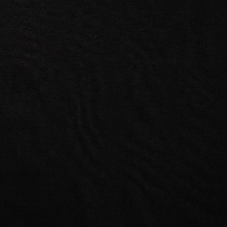Tissu Jersey de Viscose Uni Noir 