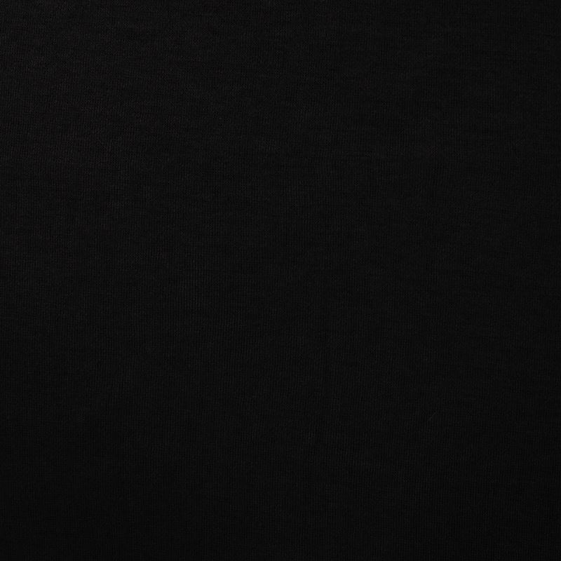 Tissu Jersey de Viscose Uni Noir 