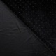 Tissu Velours Lisse Noir Avec Strass