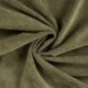 Tissu Velours Côtelé Kaki Double Face Sherpa