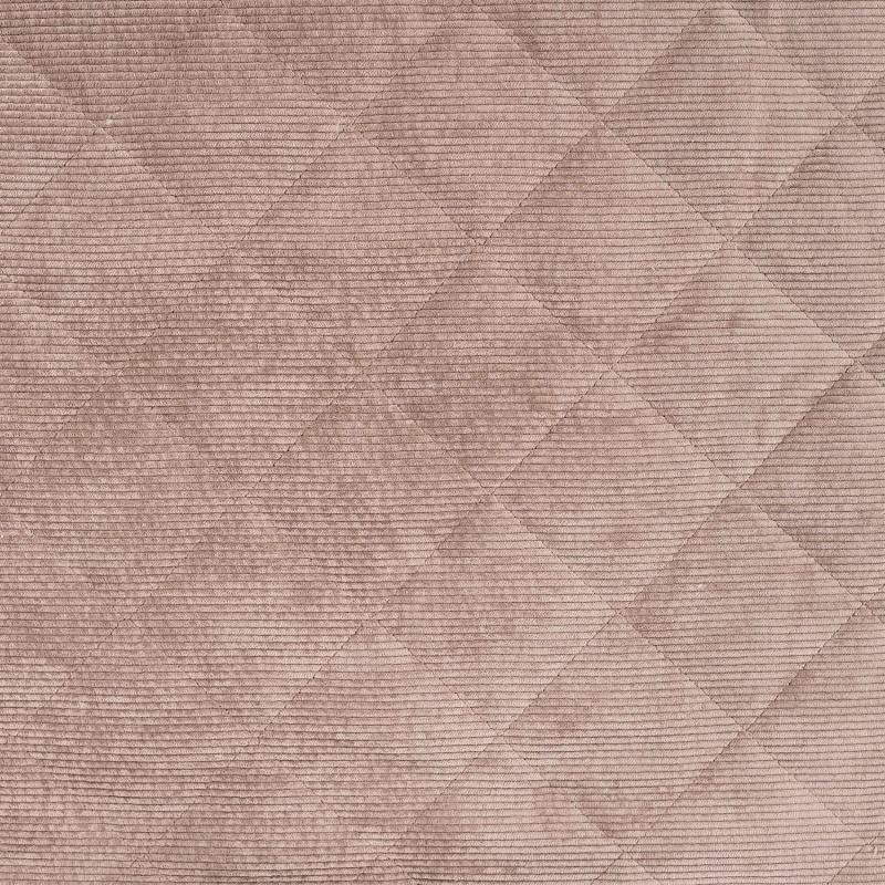 Tissu Velours Côtelé Matelassé Fausse Fourrure Camel