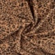 Tissu Velours Côtelé Imprimé Léopard Pierre 