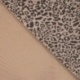 Tissu Velours Côtelé Imprimé Léopard Camel 