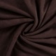 Tissu Suédine Double Sherpa Uni Marron