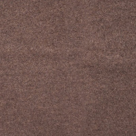 Tissu Laine Bouillie Chinée Marron