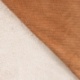 Tissu Velours Côtelé Matelassé Fausse Fourrure Camel 