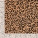Tissu Velours Côtelé Imprimé Léopard Camel 