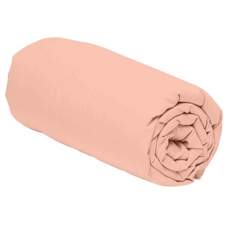 Linge de Lit en Coton et Bambou Lavé LEA Rose