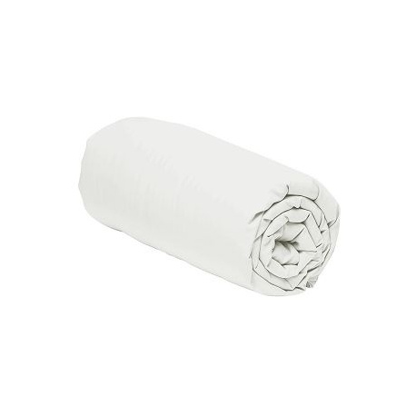 Linge de Lit en Coton et Bambou Lavé LEA Blanc