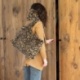 Snood Leopard Fausse Fourrure Beige