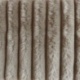 Tissu Toudou Fausse Fourrure Côtelée Taupe