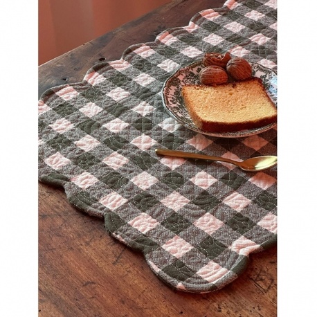 Set de Table Boutis Celestin Kaki 