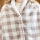 Plaid cape Vichity Coloris Lin 