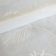 Tissu Etamine Brodée Idia Blanc 