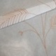 Tissu Etamine Brodée Idia Terracotta