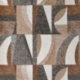 Tissu Jacquard Géométrique Macao Ocre