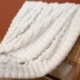 Tissu Fausse Fourrure Texturé Helsinki Blanche