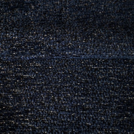 Tissu Chenillé Marina Uni Marine