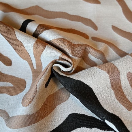 Tissu Jacquard Savane Ocre 