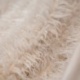 Coussin Luxy Poils Longs Ecru 