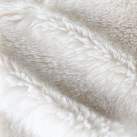 Tissu Fausse Fourrure Winnie Blanc