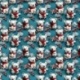 Tissu Cretonne Noël Koala Givré Effet 3d Bleu