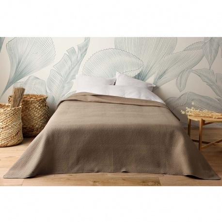 Couvre-Lit Hawaï Taupe 