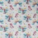 Tissu Imprimé Unicorn Effet 3d Ecru 
