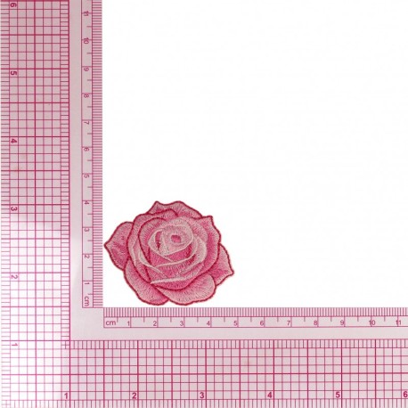 S ecusson rose - Rose