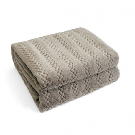 Plaid Fiona Taupe 